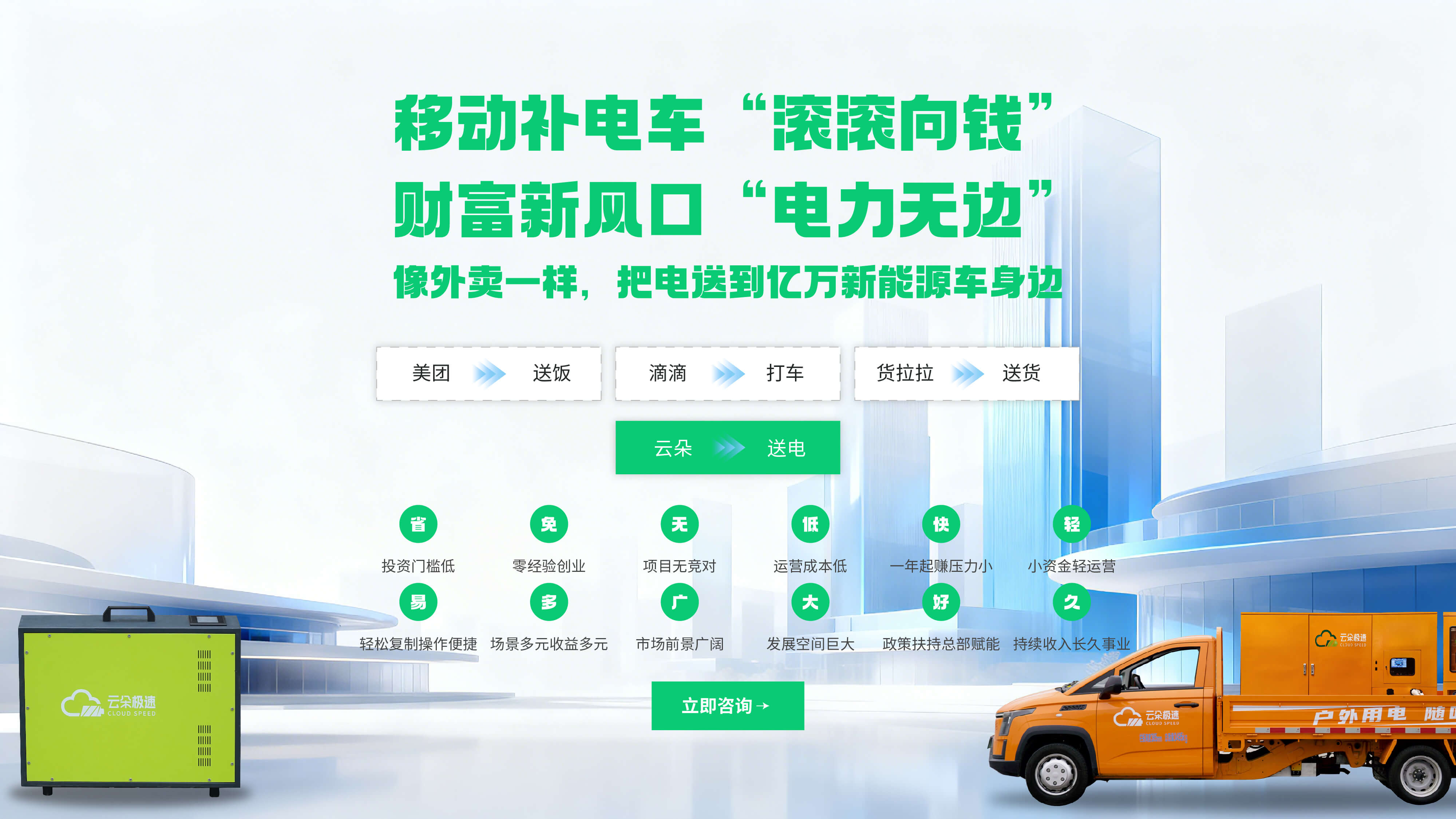 云朵极速户外供电